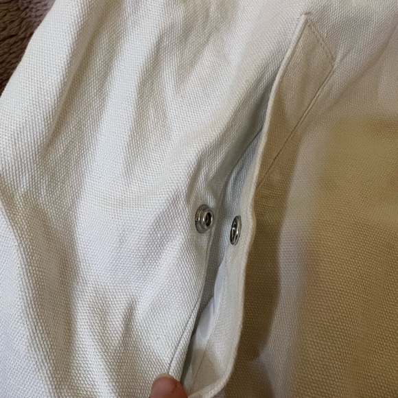 Zara Linen Bomber Jacket 90% cotton - Picture 4 of 7